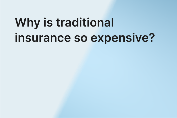 Why is traditional health insurance so expensive
